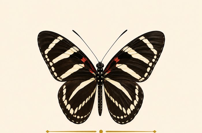 Zebra Longwing butterfly